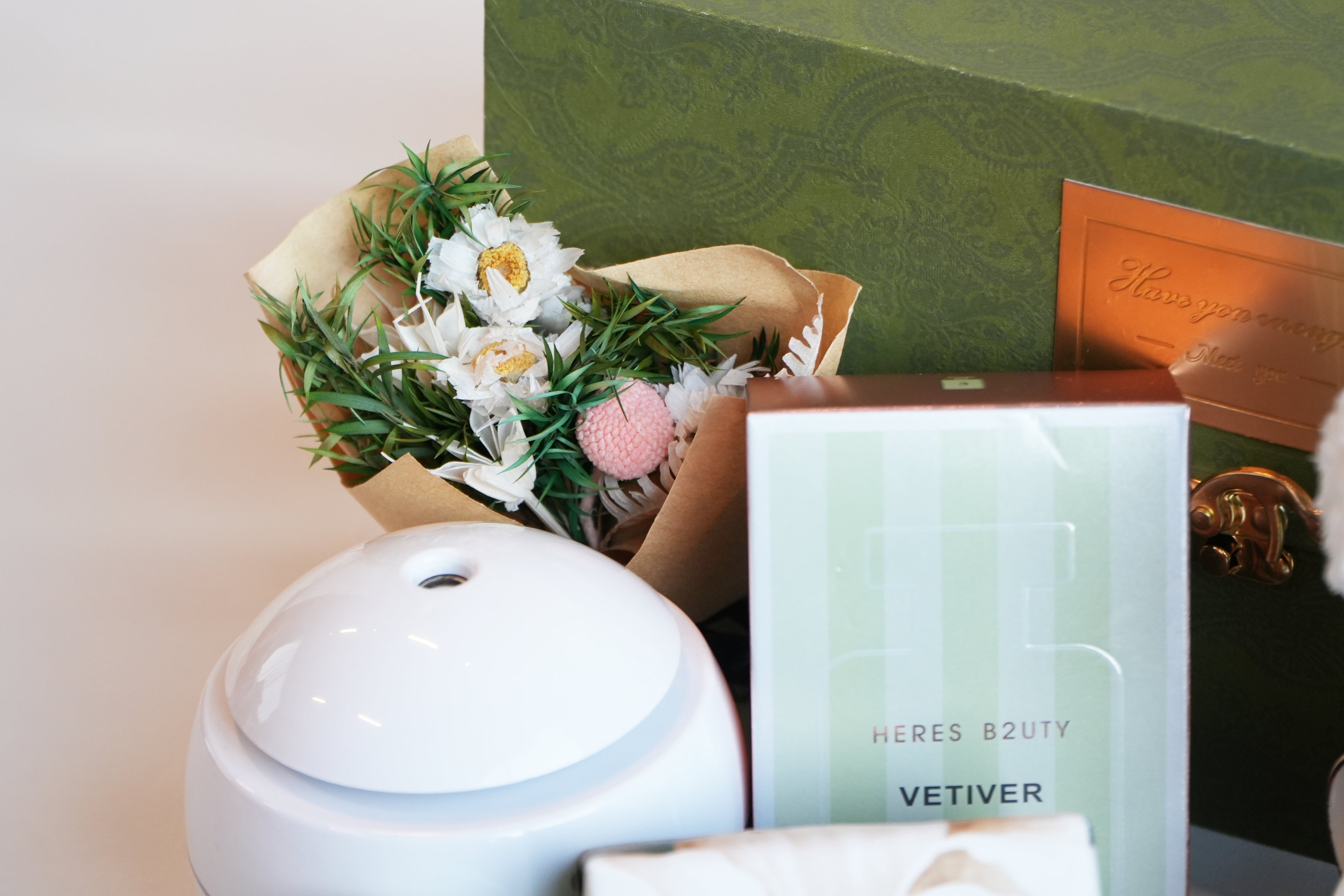 Vintage Green Gift Box