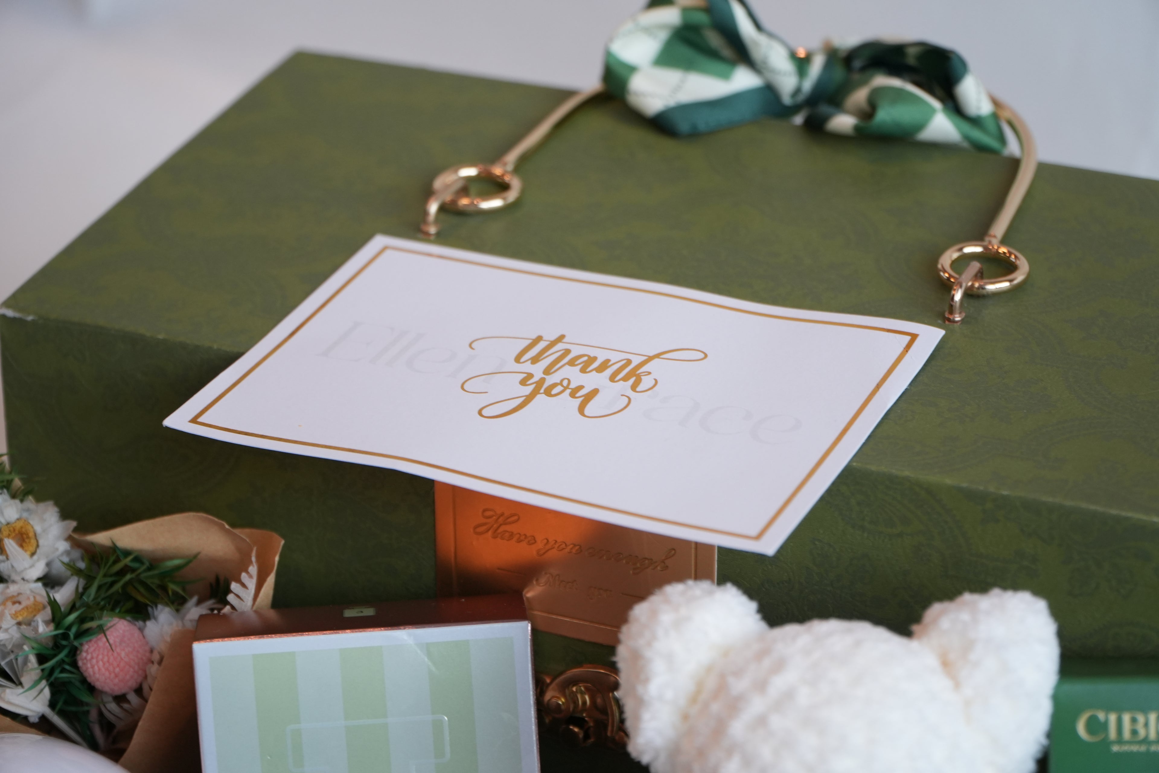Vintage Green Gift Box